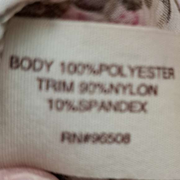 Mudd Pink Flowy Sheer Blouse Junior's Size Large - Picture 6 of 8